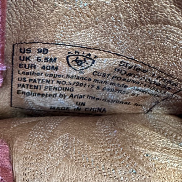 Brownish Pink Women’s Ariat Boots. Size 9 - Picture 3 of 7